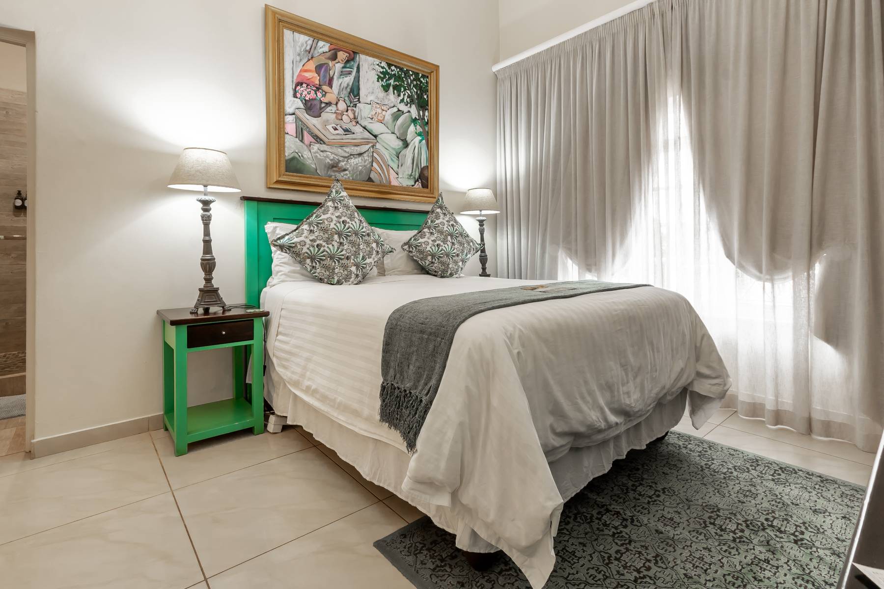 Oliver guest room at Oliver’s Tale bed and breakfast in Mtunzini